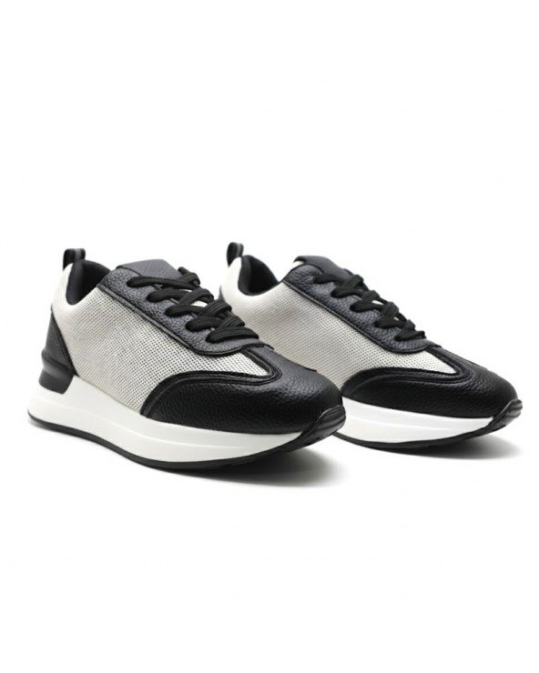 BASKETS AVEC SEMELLE ULTRA LÉGÈRE – NOIR