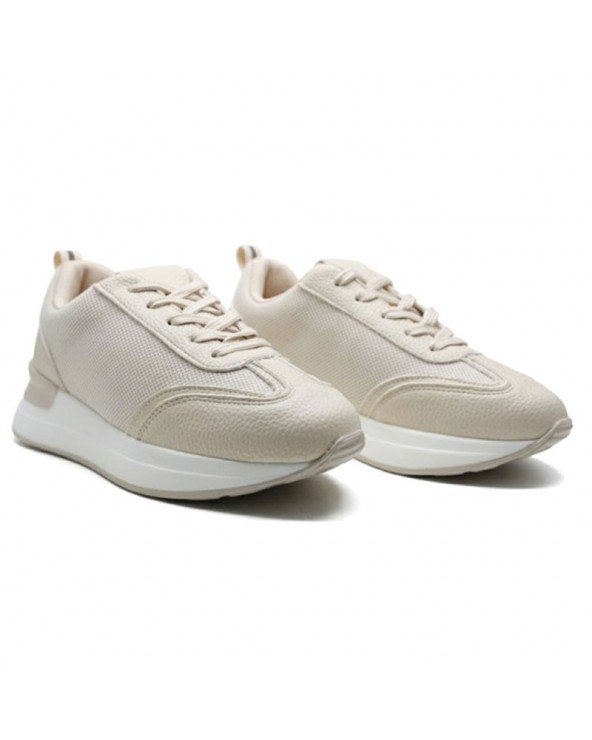 BASKETS AVEC SEMELLE ULTRA LÉGÈRE – BEIGE