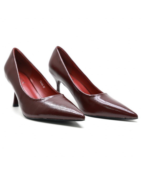 ESCARPINS CHIC – BORDEAU