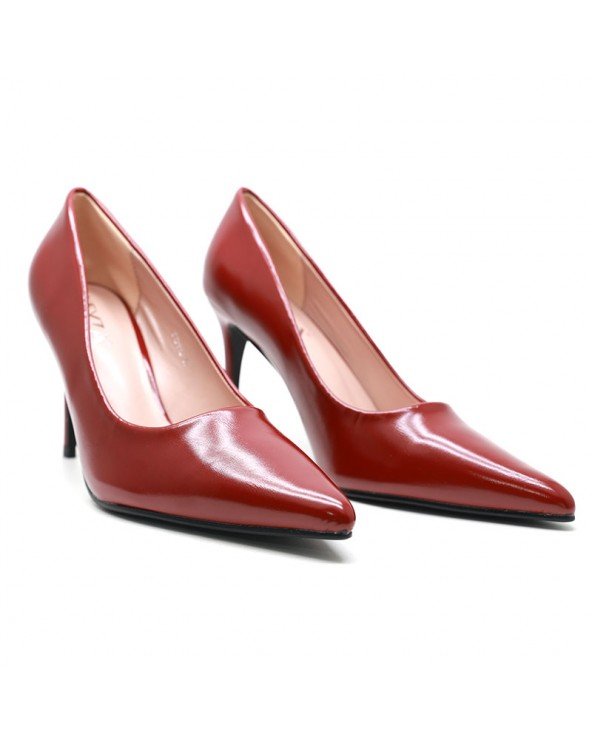 ESCARPINS SOUPLES – BORDEAU