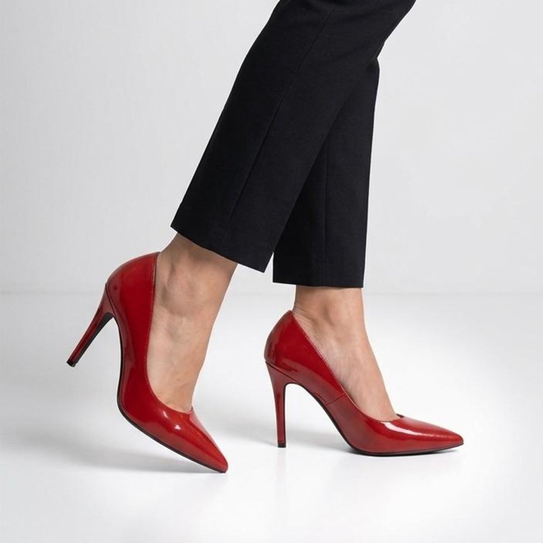 ESCARPINS SOUPLES – BORDEAU