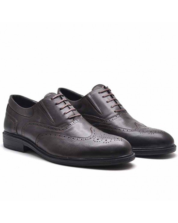 CHAUSSURES CLASSIQUUES EN CUIR – MARRON