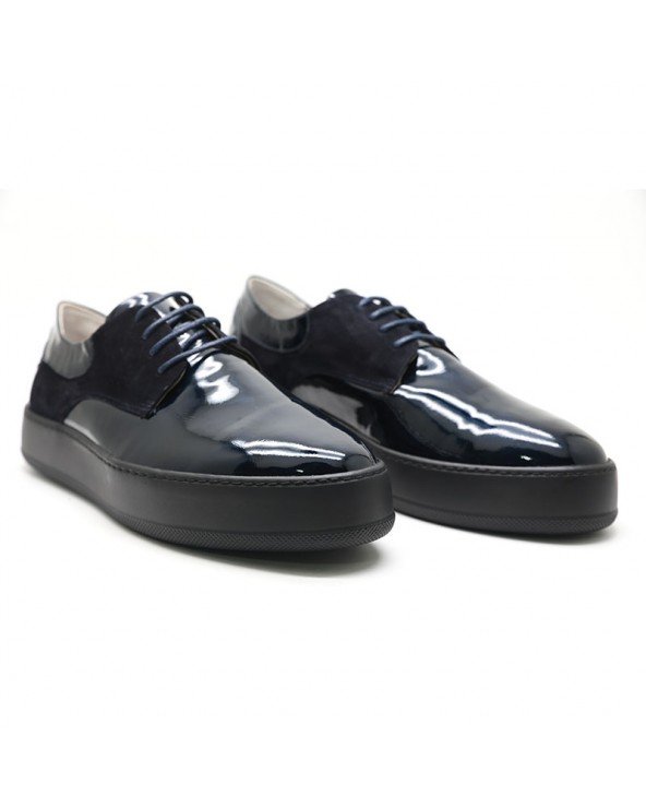 CHAUSSURES EN CUIR – BLEU