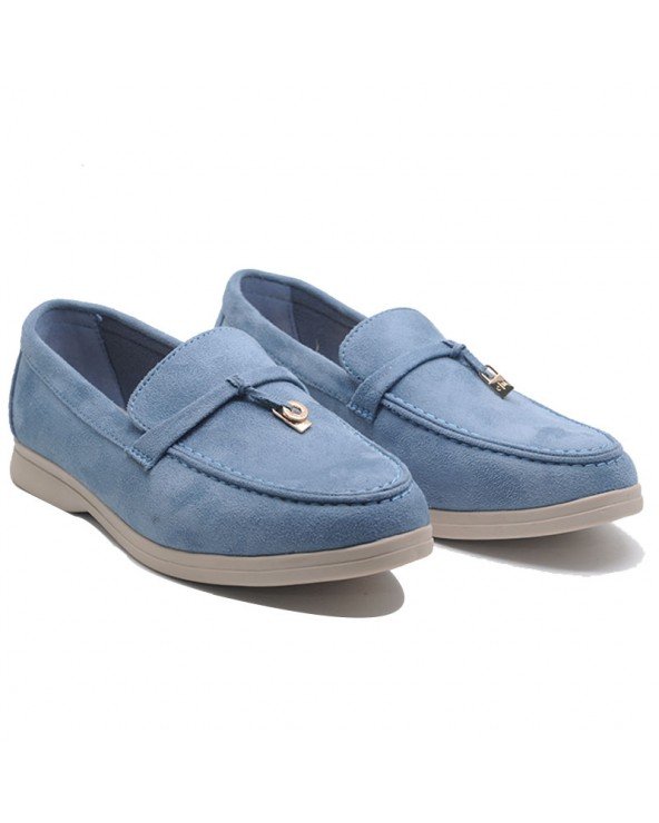 Mocassins souples – BLEU-CIEL