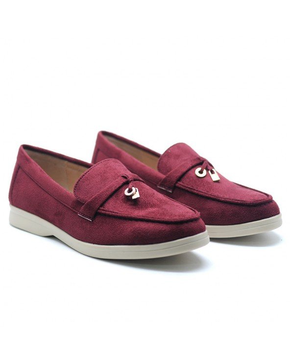 Mocassins souples – BORDEAU