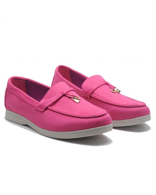 Mocassins souples – ROSE-FUSHIA